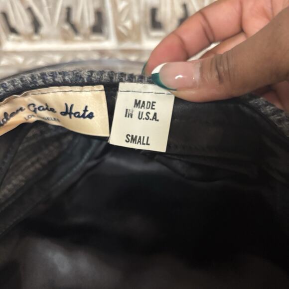 Vintage Golden Gate Hats L.A. Newsboy Cap Hat Walking Gatsby Tweed USA Made-S - Picture 9 of 9